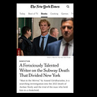 Scott Turow (!) reviews MAN IN THE MIRROR in The New York Times