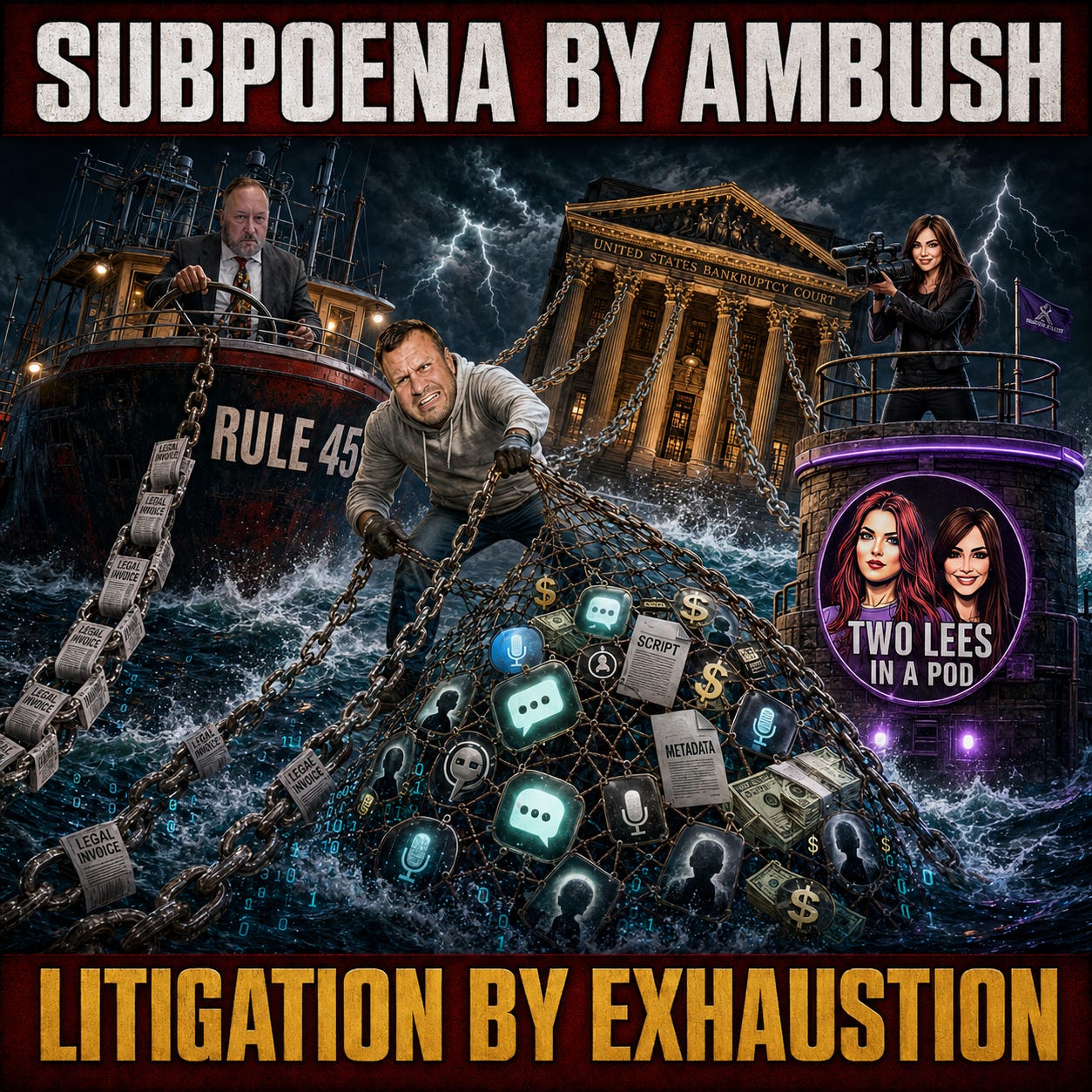 Litigtion By Exhaustion: Jeremy Hales and Randy Shochet target nonparty Lisa Lee with a sweeping bankruptcy subpoena likely to be quashed.