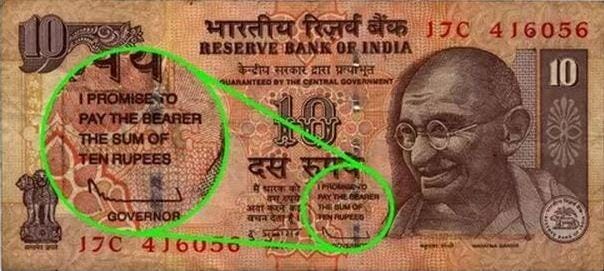 Why “I Promise to pay the bearer sum of 100 Rupees” is written on the  Indian Currency?