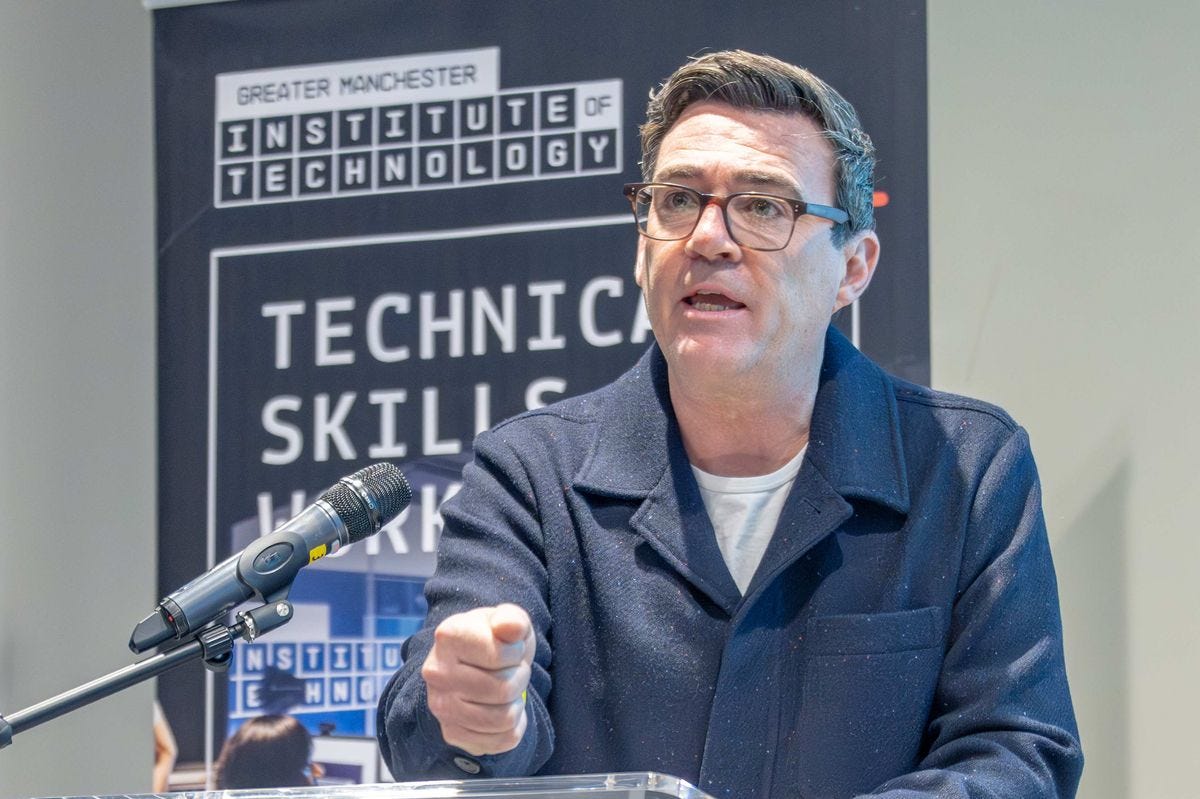 Andy Burnham's mission to catapult youngsters 'into a better life' - Manchester Evening News Andy Burnham's mission to catapult youngsters 'into a better life' - Manchester Evening News