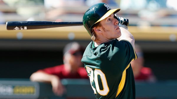 mark canha hitting for oakland athletics 2015 mark canha hitting for oakland athletics 2015