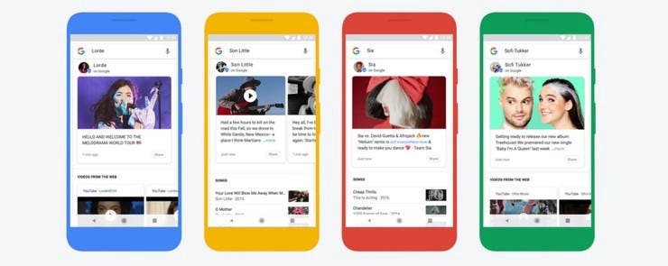 Google search posts