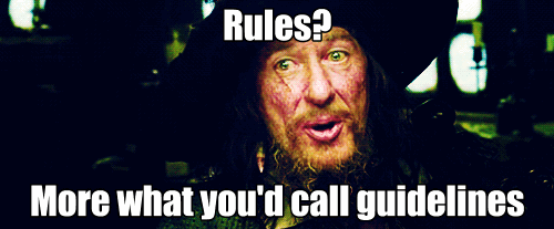When the Rules aren't actually rules – Melody K. Writes Words