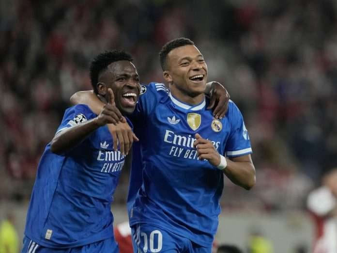 Vinicius Jr. y Kylian Mbappé