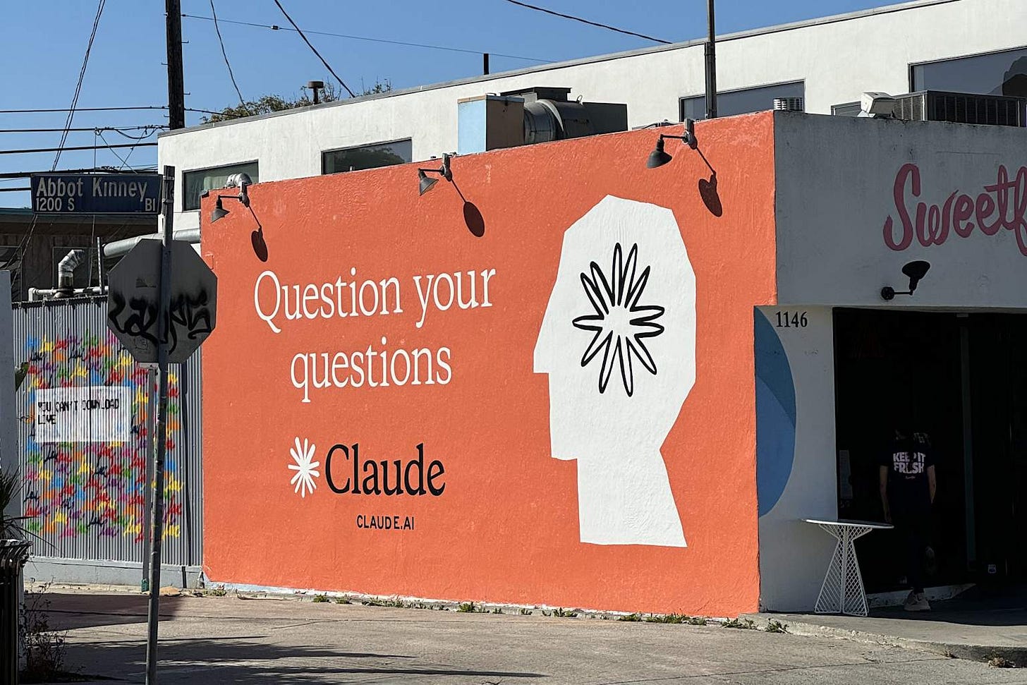 Claude AI mural