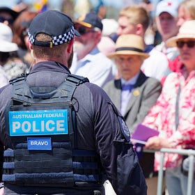 Australian police raid Canberra bar’s artwork under new counter-extremism legislation