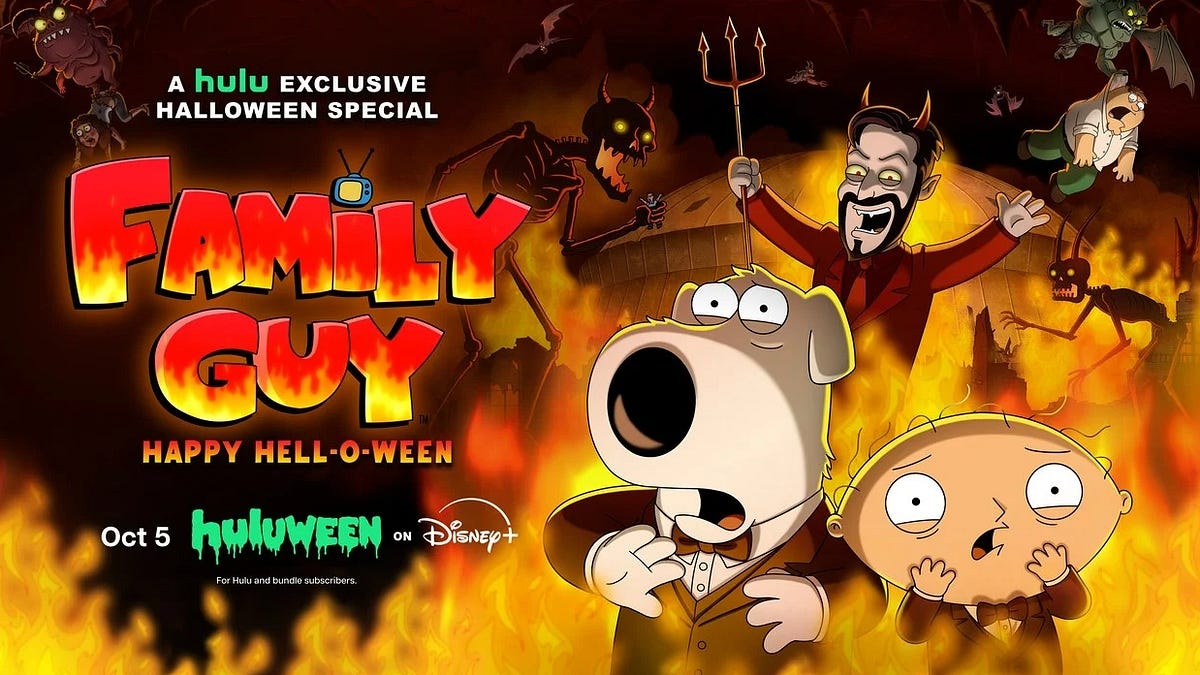 Sub Stack Hell Family Guy's Halloween special sends Brian and Stewie to hell on Hulu