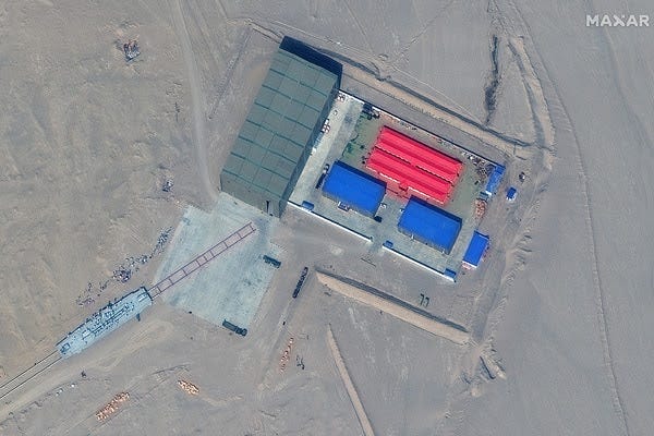 Satellite images show China built mock-ups of U.S. warships - POLITICO