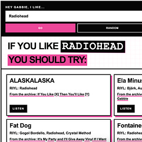 The Interactive New Bands for Old Heads