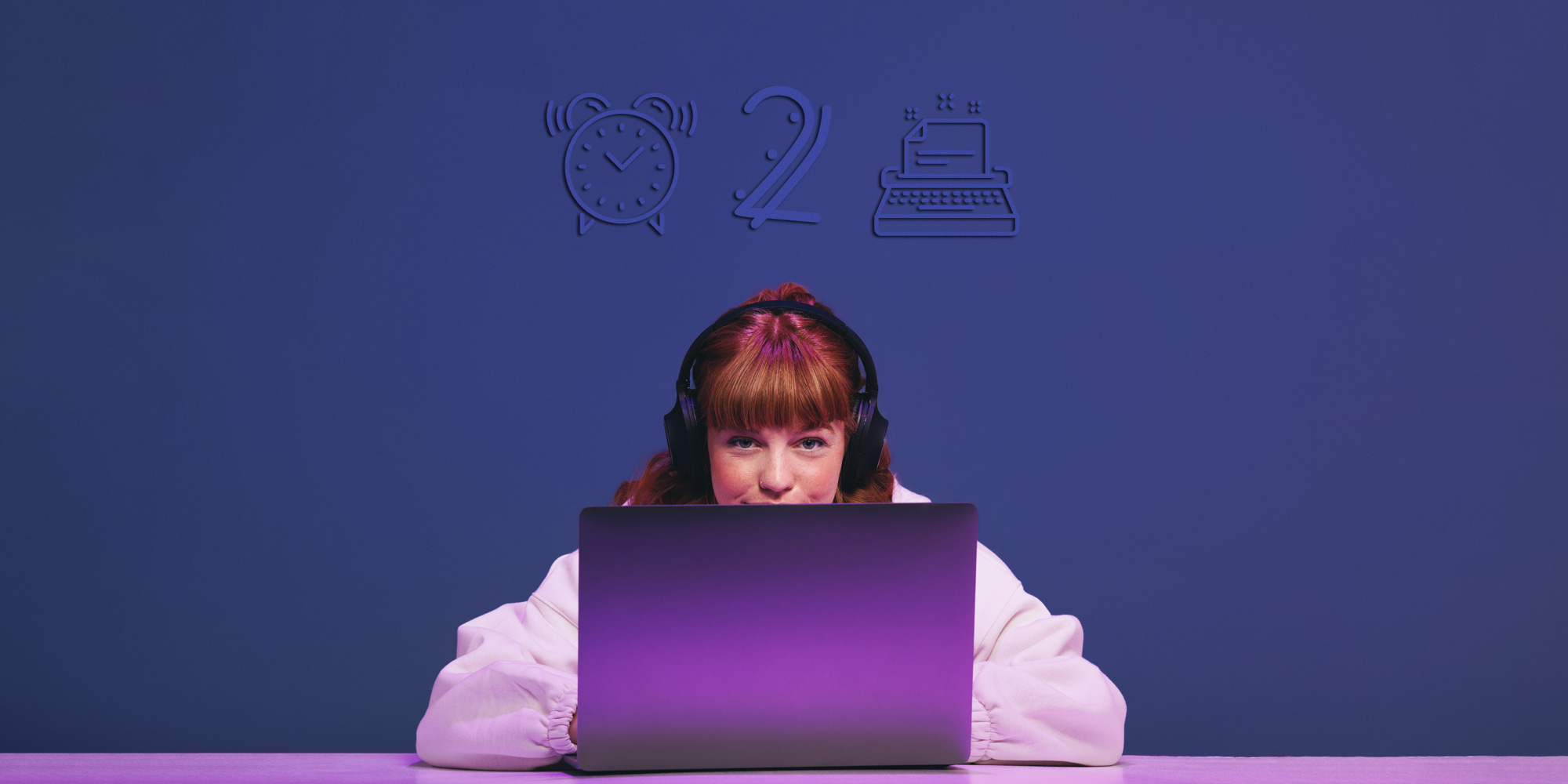 Woman making time to write during NaNoWriMo