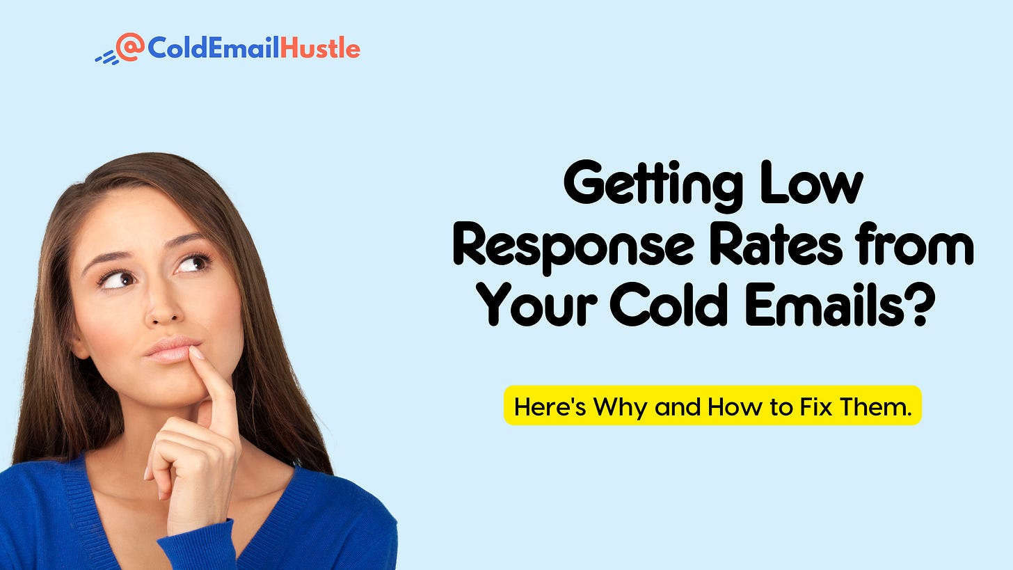 How to fix response rates in cold emails