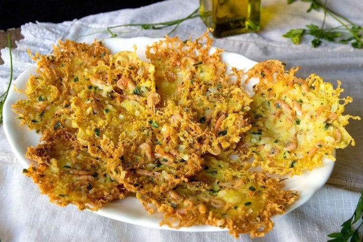 Tortillitas de camarones