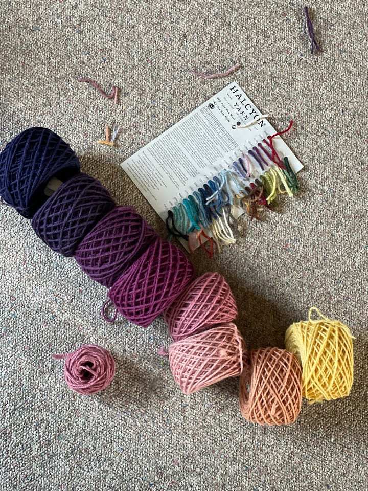 yarn and tapestry weavings