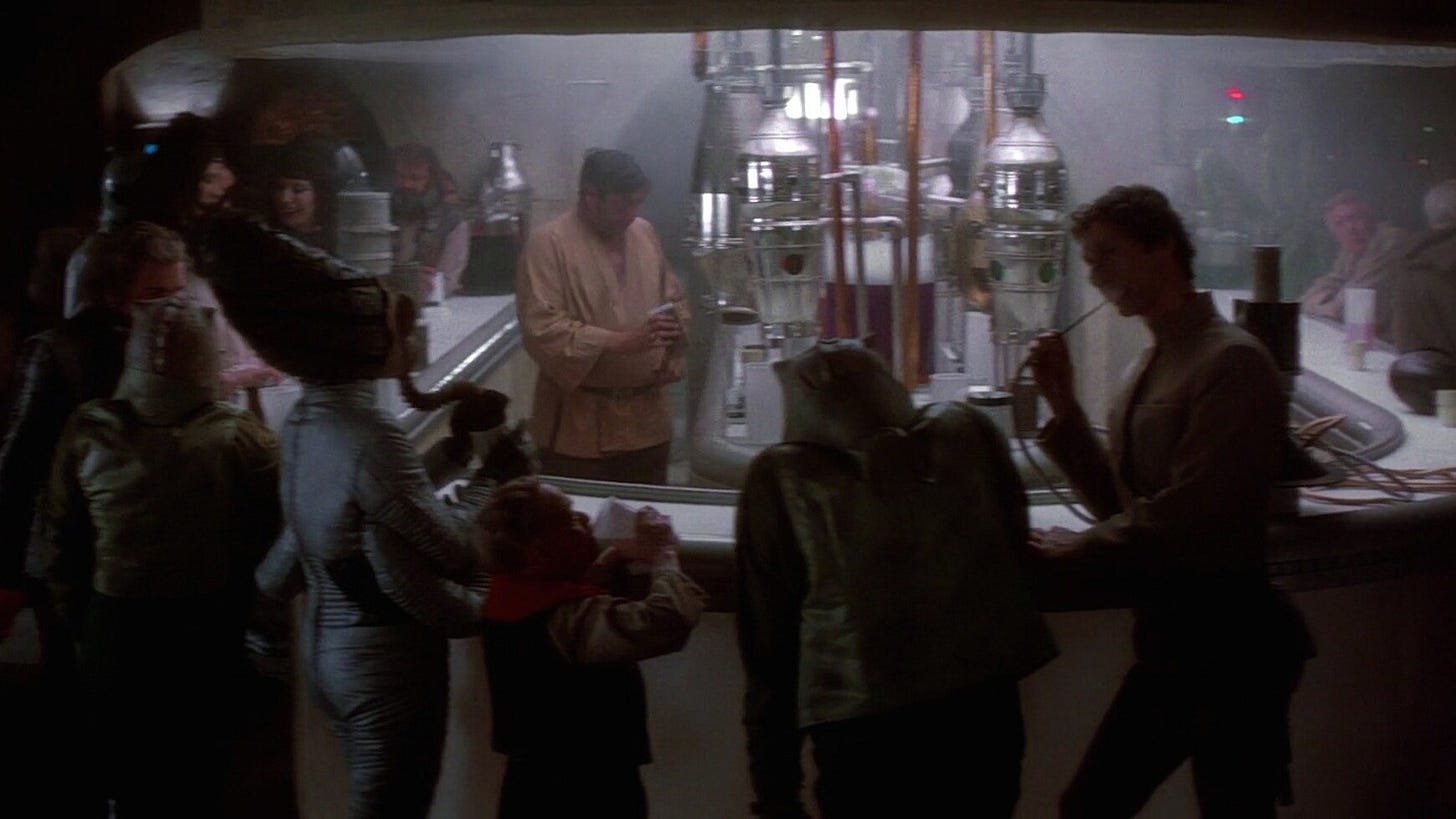 My Favorite Scene: An Old Man, a Young Man, and Two Droids Walk Into a Bar My Favorite Scene: An Old Man, a Young Man, and Two Droids Walk Into a Bar