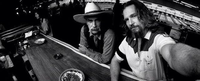 The Stranger” and “The Dude” Selfie on the set of “The Big Lebowski.”  [1998] : r/pics