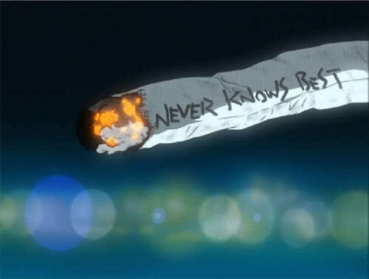 Not endorsing anything but this science from FLCL (anime) is outstanding