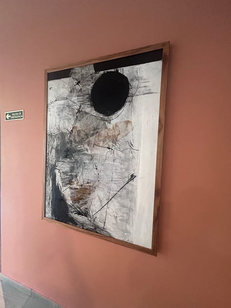 RIU Hotel, Torremelinos. Art on walls.