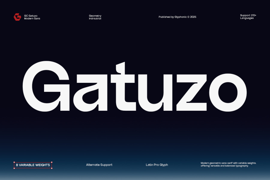 Gatuzo Geometric Sans