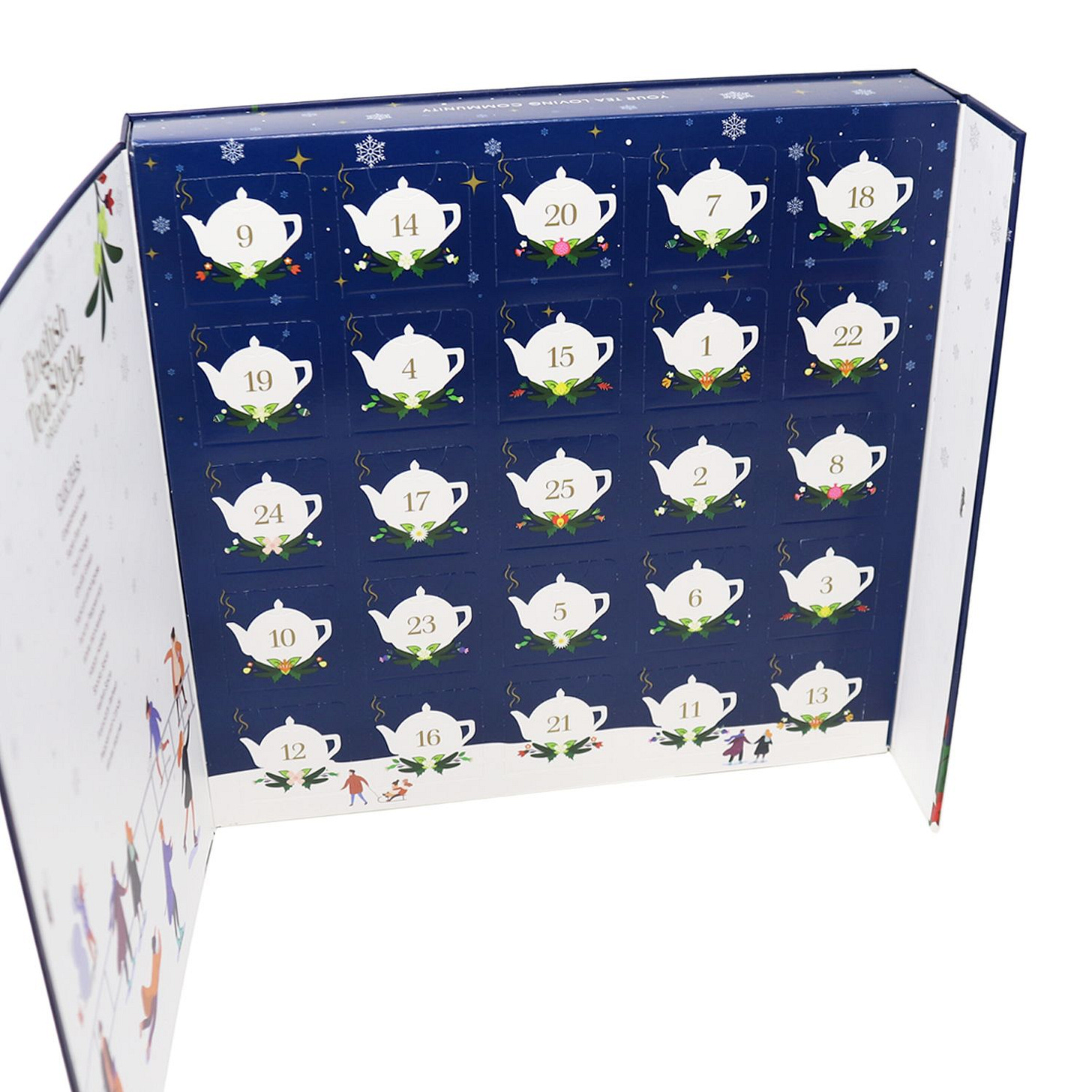 English Tea Advent Calendar Book