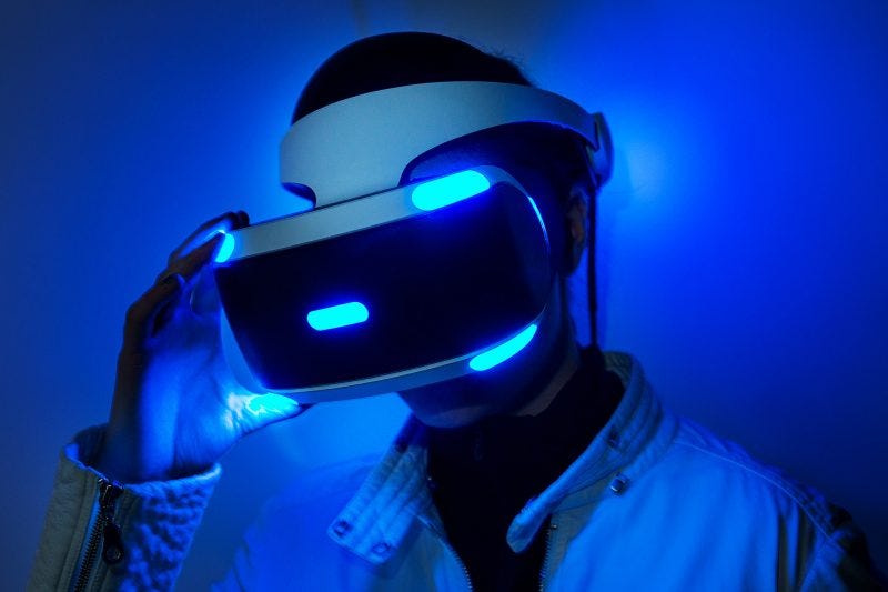 playstation vr in use playstation vr in use