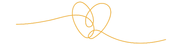 line drawing of a heart divider