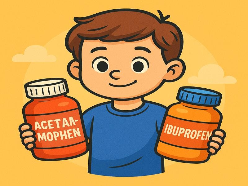 Image showcasing Can I Mix Tylenol & Motrin? An ER Doctor’s Fever Guide.