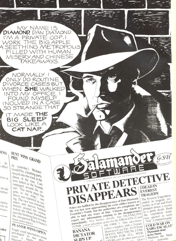 From the September 1983 issue of Dragon User magazine