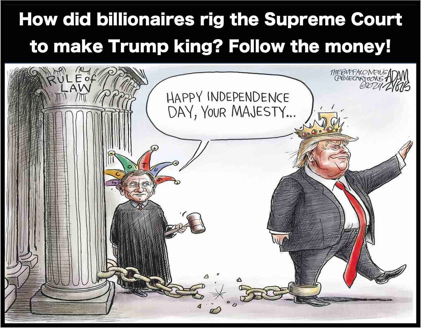 How did billionaires rig the Supreme Court to make Trump king? Follow the money!