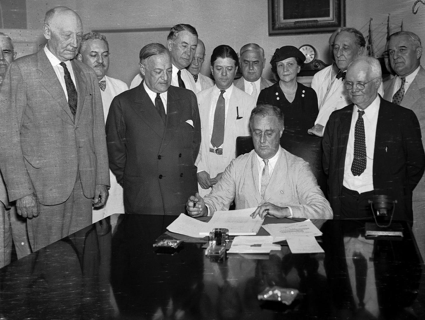 Universal health care was almost part of the original Social Security Act of 1935 | by Stephanie Buck | Timeline | Medium Universal health care was almost part of the original Social Security Act of 1935 | by Stephanie Buck | Timeline | Medium