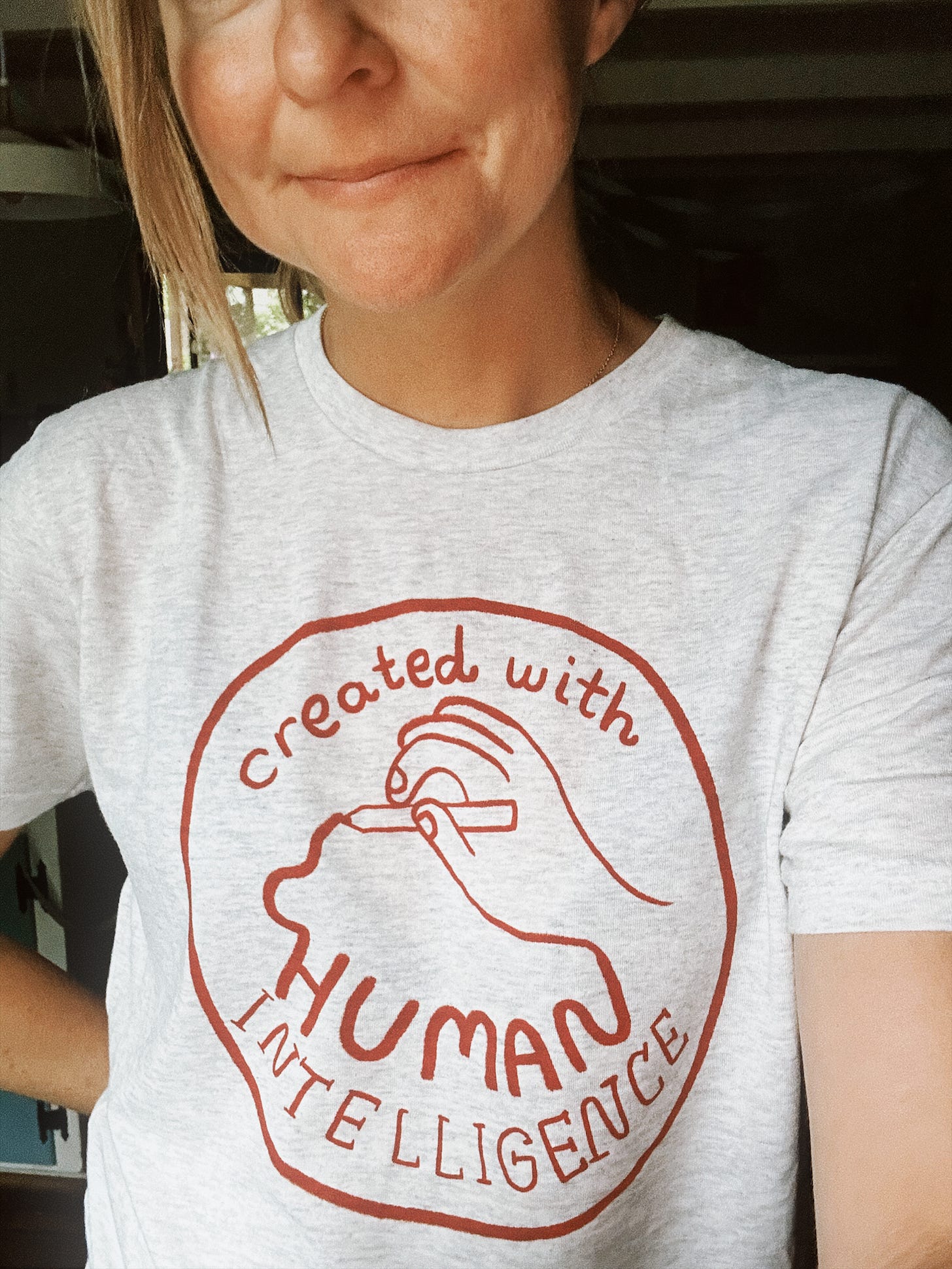 Created with human intelligence tshirt Created with human intelligence tshirt