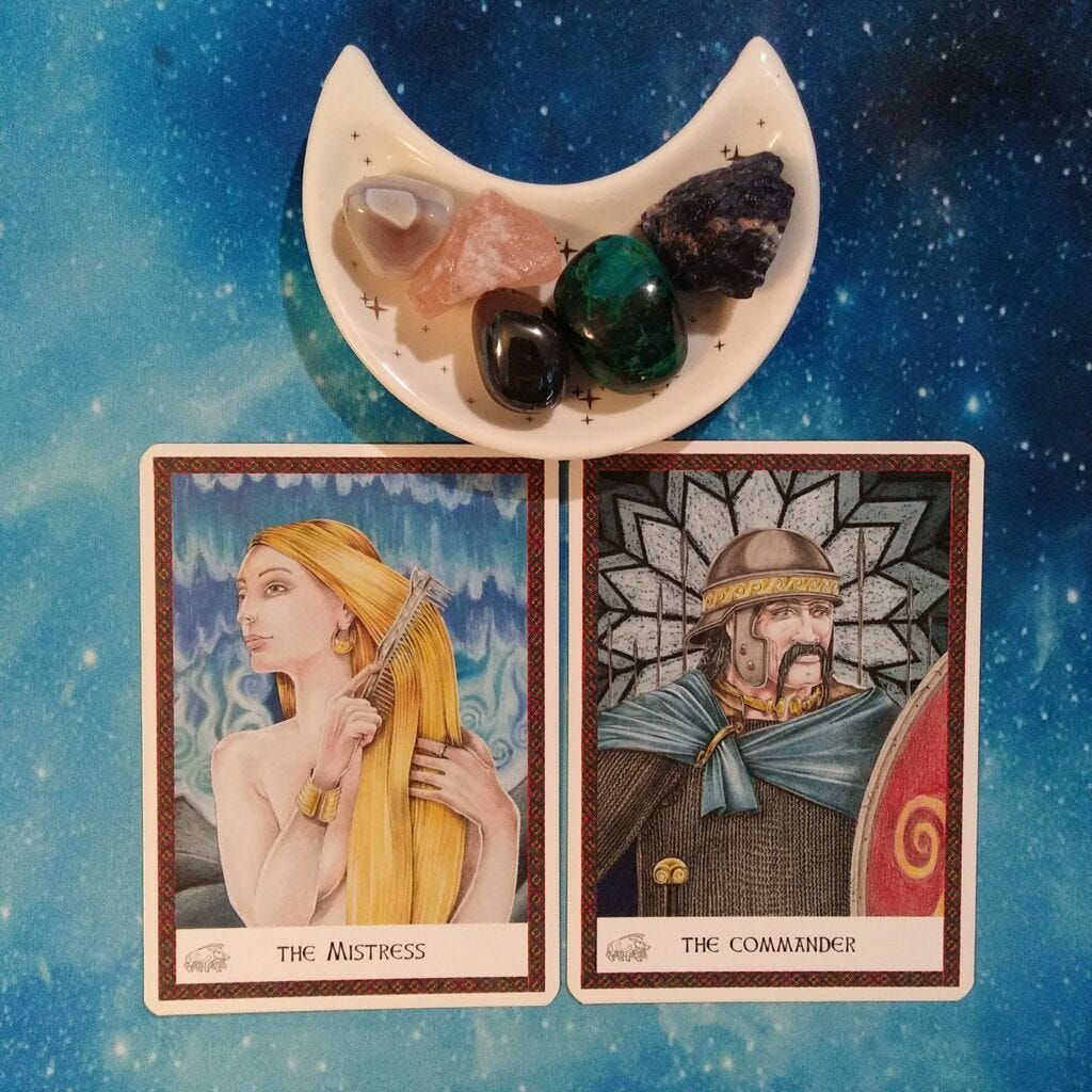 A Message from the Universe ~ Spring Cleaning and Refreshing, Celtic Wisdom Oracle Cards