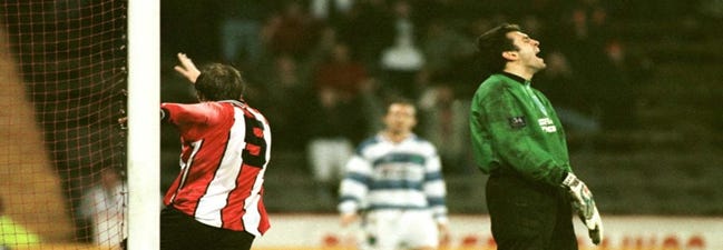 Sheffield United's and Reading's Goalkeeper, Sal Bibbo, shows his... News  Photo - Getty Images