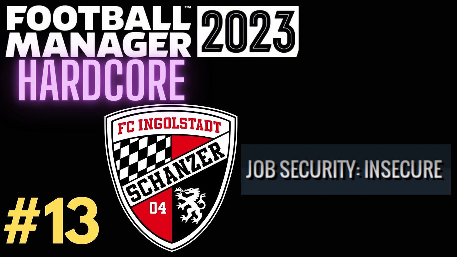 Football Manager 2023 Ingolstadt Hardcore