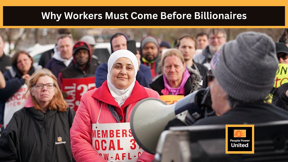 Workers Over Billionaires: A May Day Demand