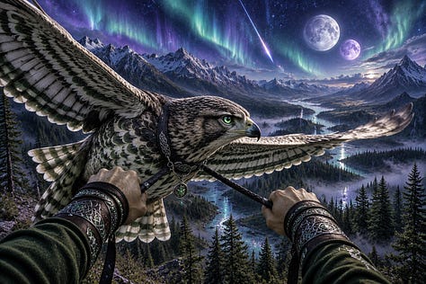 Hors, hawk, wild cat and whisper wolf Migalies with Jynx.