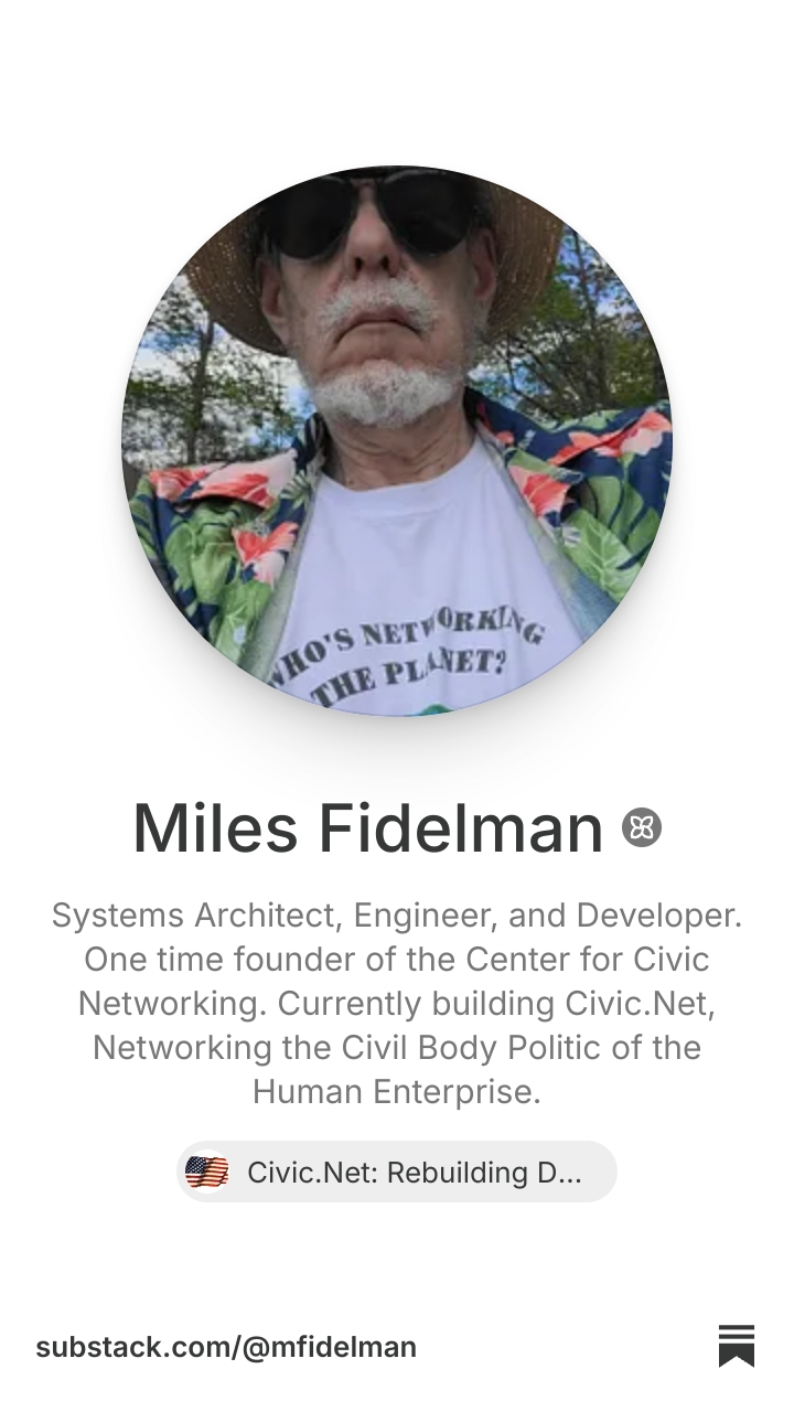 Miles Fidelman | Substack
