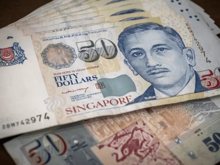 The Singapore dollar is the world’s 12th most traded currency