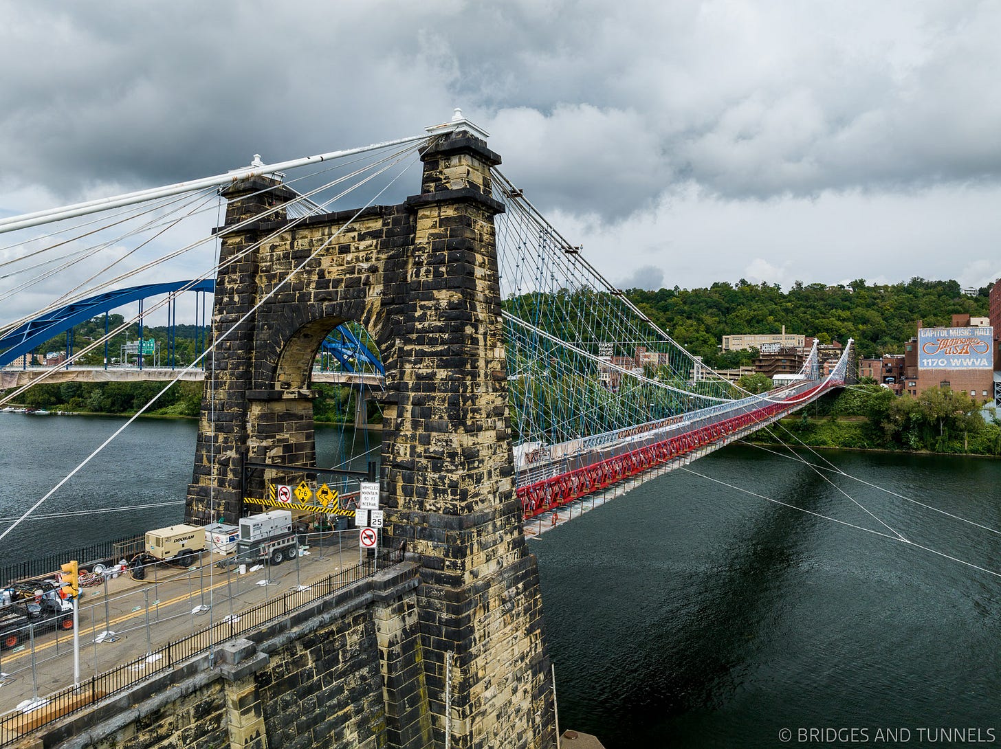 Wheeling Suspension Bridge - Bridges and Tunnels