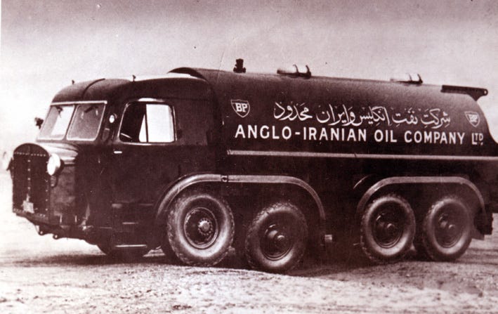 Anglo-Persian Oil Company vehicle 1950s in Iran [709 × 447] : r/HistoryPorn