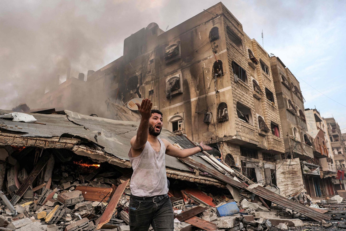 Palestinian death toll in Israeli strikes on Gaza climbs to 1,050 | Daily  Sabah