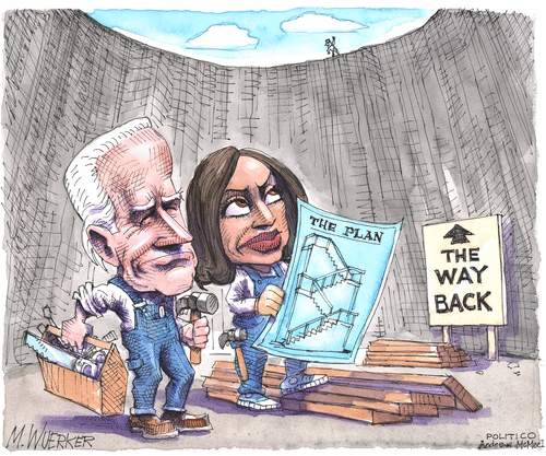 Political Cartoon U.S. Biden Harris agenda | The Week Political Cartoon U.S. Biden Harris agenda | The Week