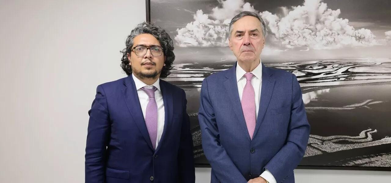 Pedro Vaca Villarreal e Luís Roberto Barroso