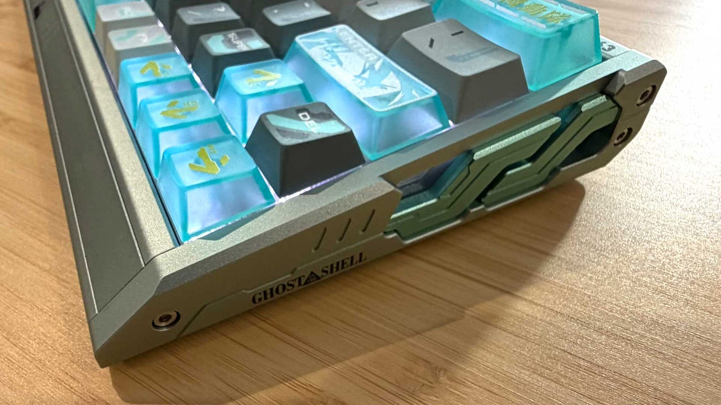 IQUNIX EV63 Ghost in the Shell Edition side view IQUNIX EV63 Ghost in the Shell Edition side view