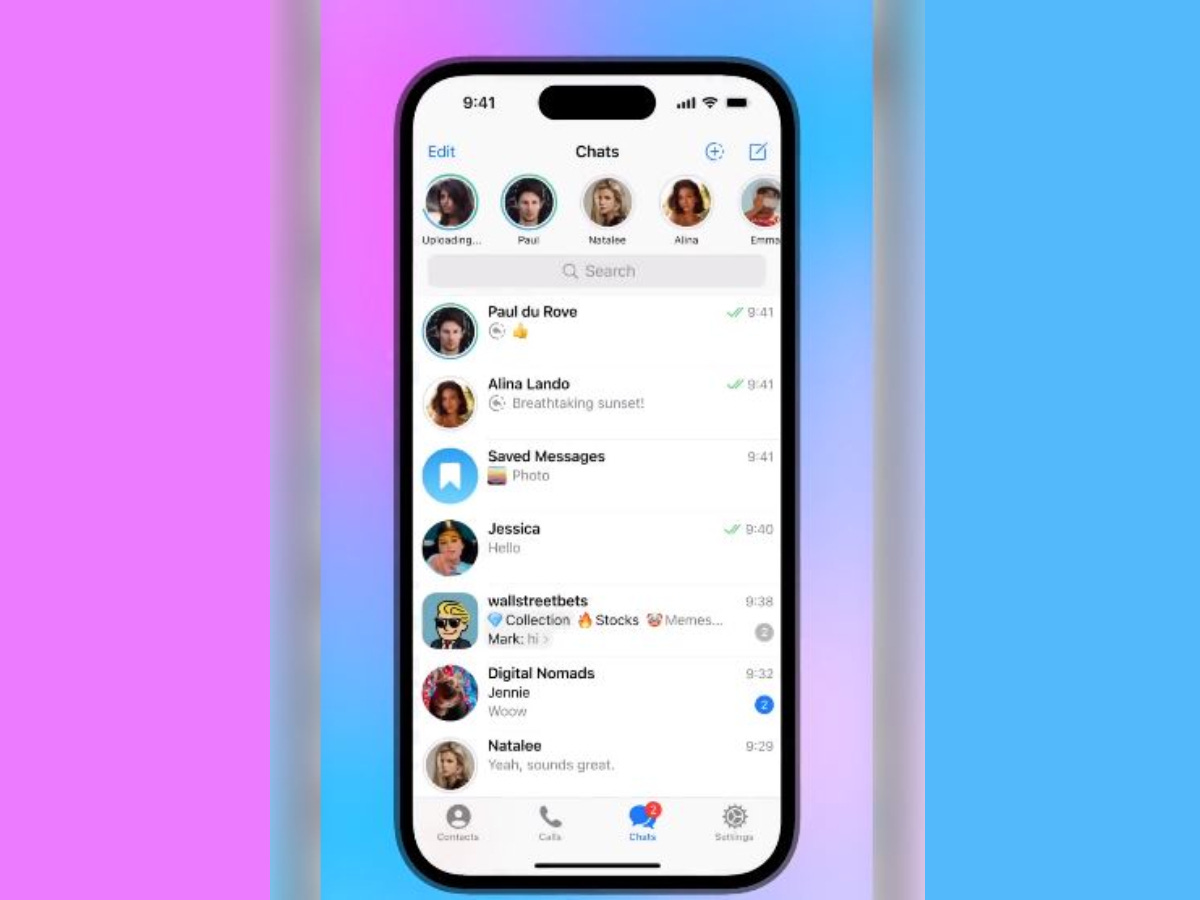 Après avoir été copié, Telegram copie aussi ses concurrents et lance des  Stories