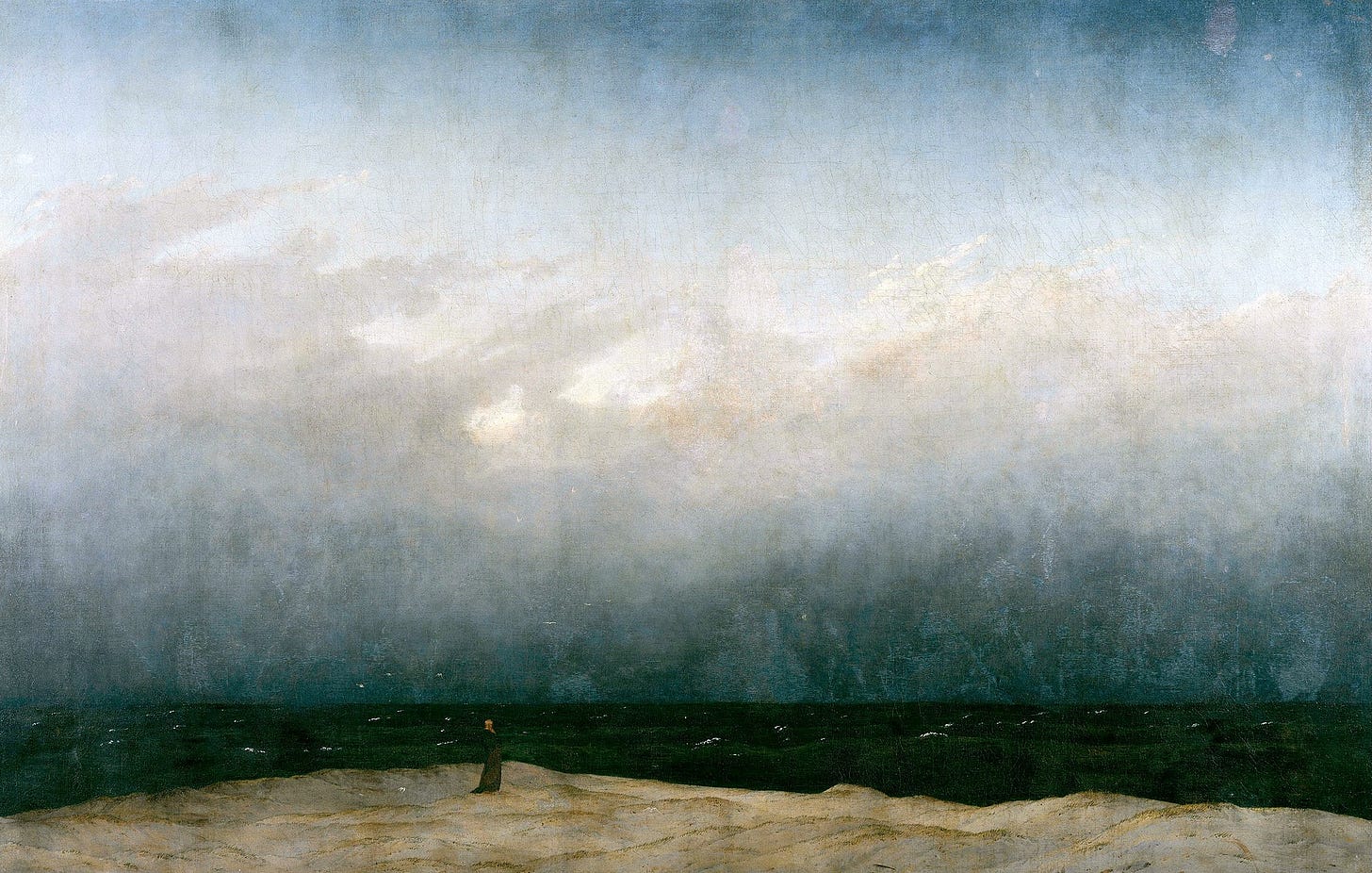 The Monk by the Sea [Caspar David Friedrich] | Sartle - Rogue Art History