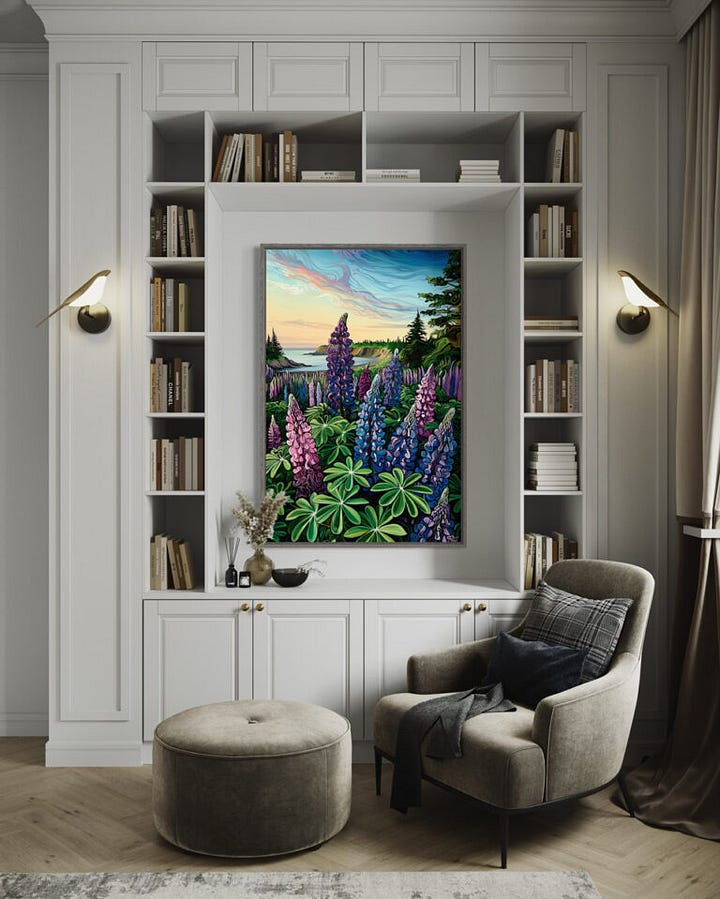 #292 – #At First Light", painting by Jeff Dillon Fine Art