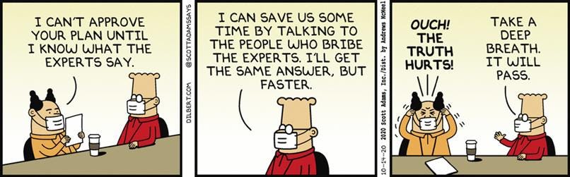 Talk To The Experts - Dilbert by Scott Adams Talk To The Experts - Dilbert by Scott Adams