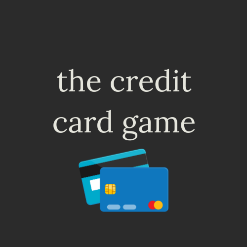 the credit card game