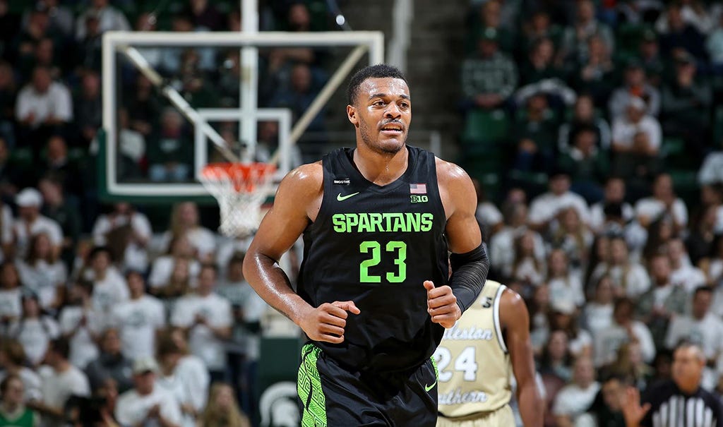 Tillman&#39;s career night leads No. 3 Michigan State past Charleston Southern  | MSUToday | Michigan State University