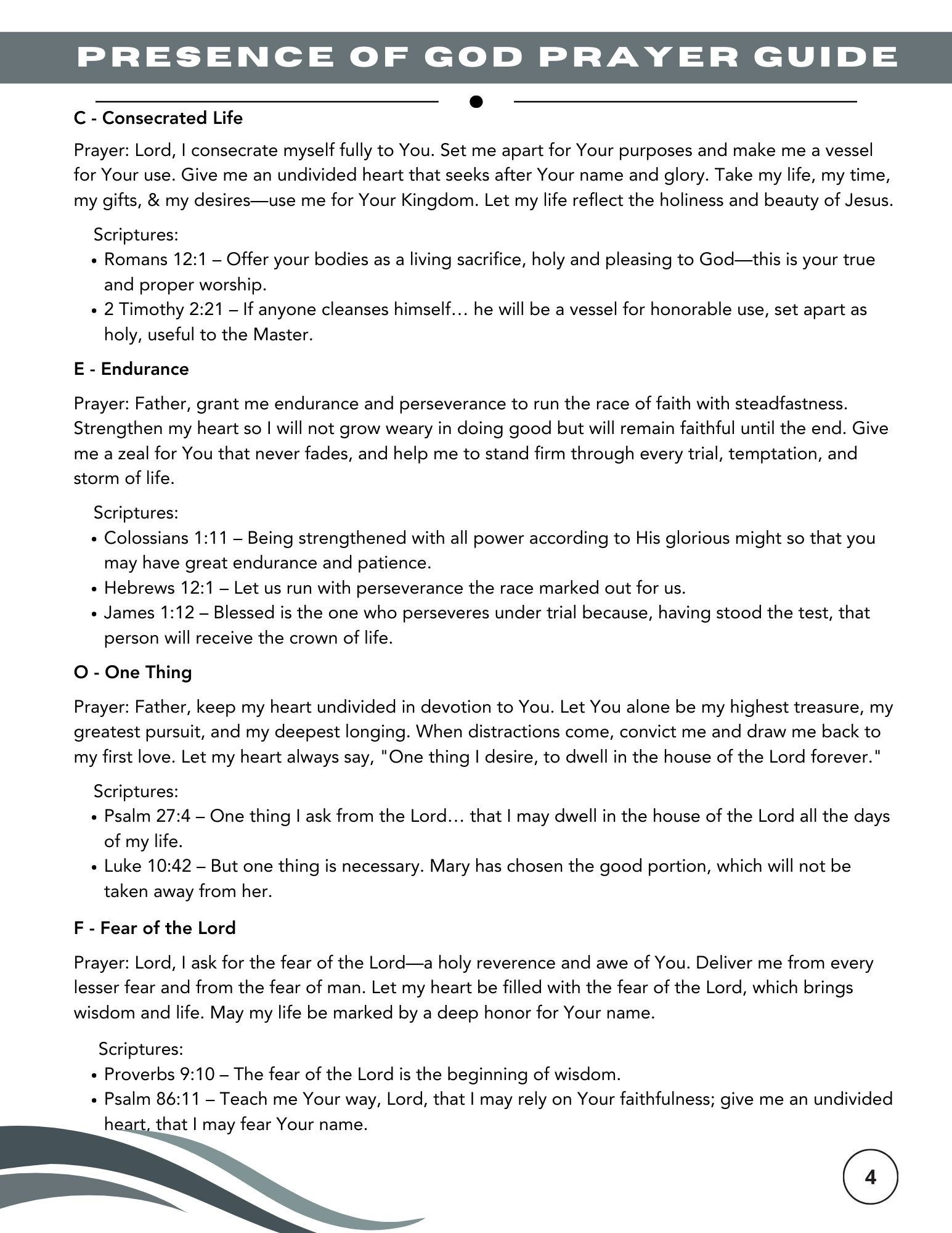 Sample Prayer Guide A Prayer List & Guide to Help Connect You to Jesus